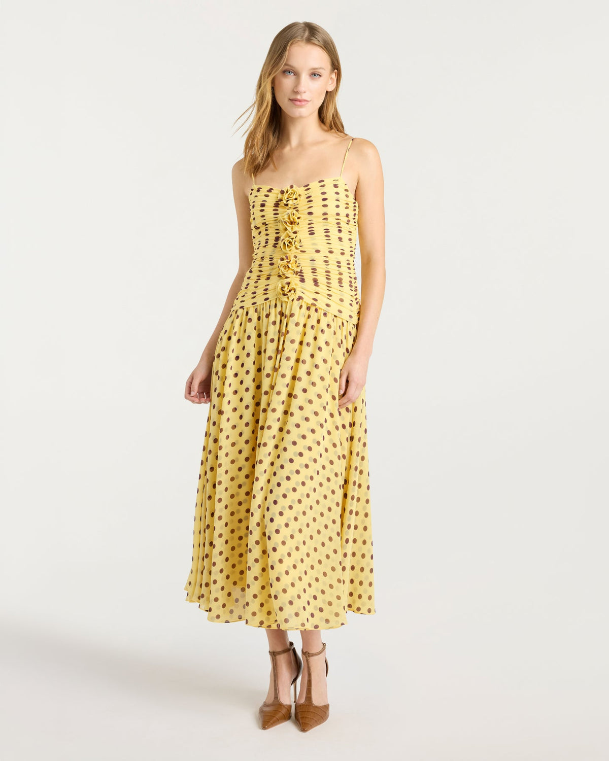 Cinq à Sept Camille Polka Dot Magda Dress