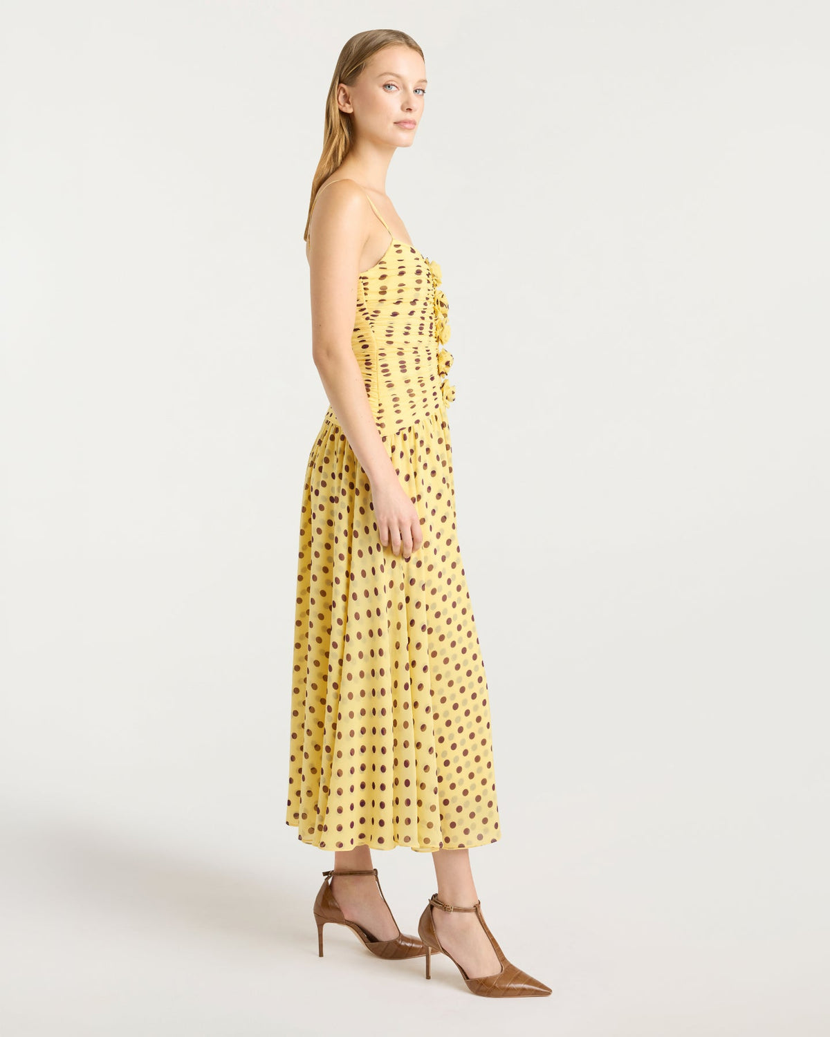 Cinq à Sept Camille Polka Dot Magda Dress