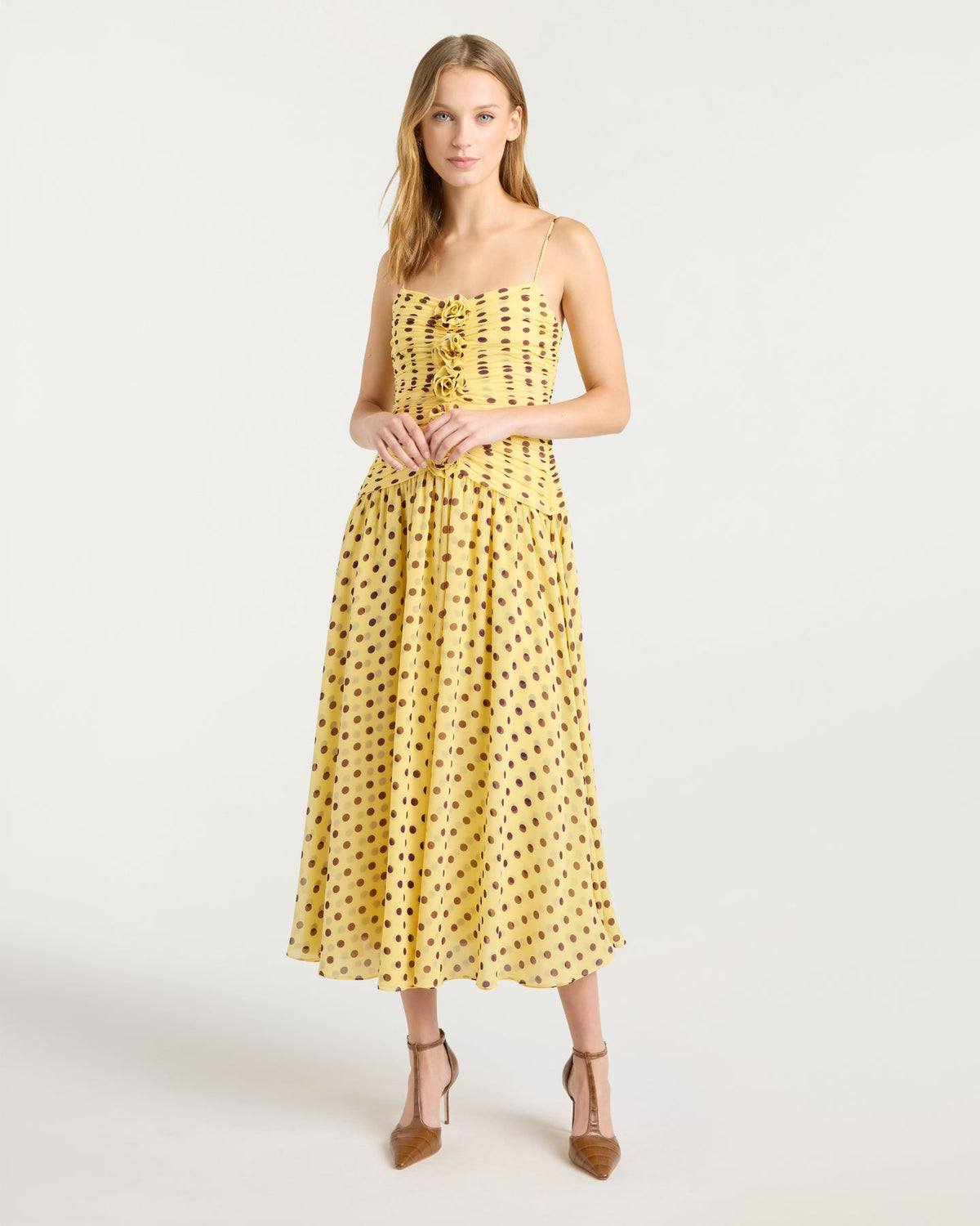 Cinq à Sept Camille Polka Dot Magda Dress