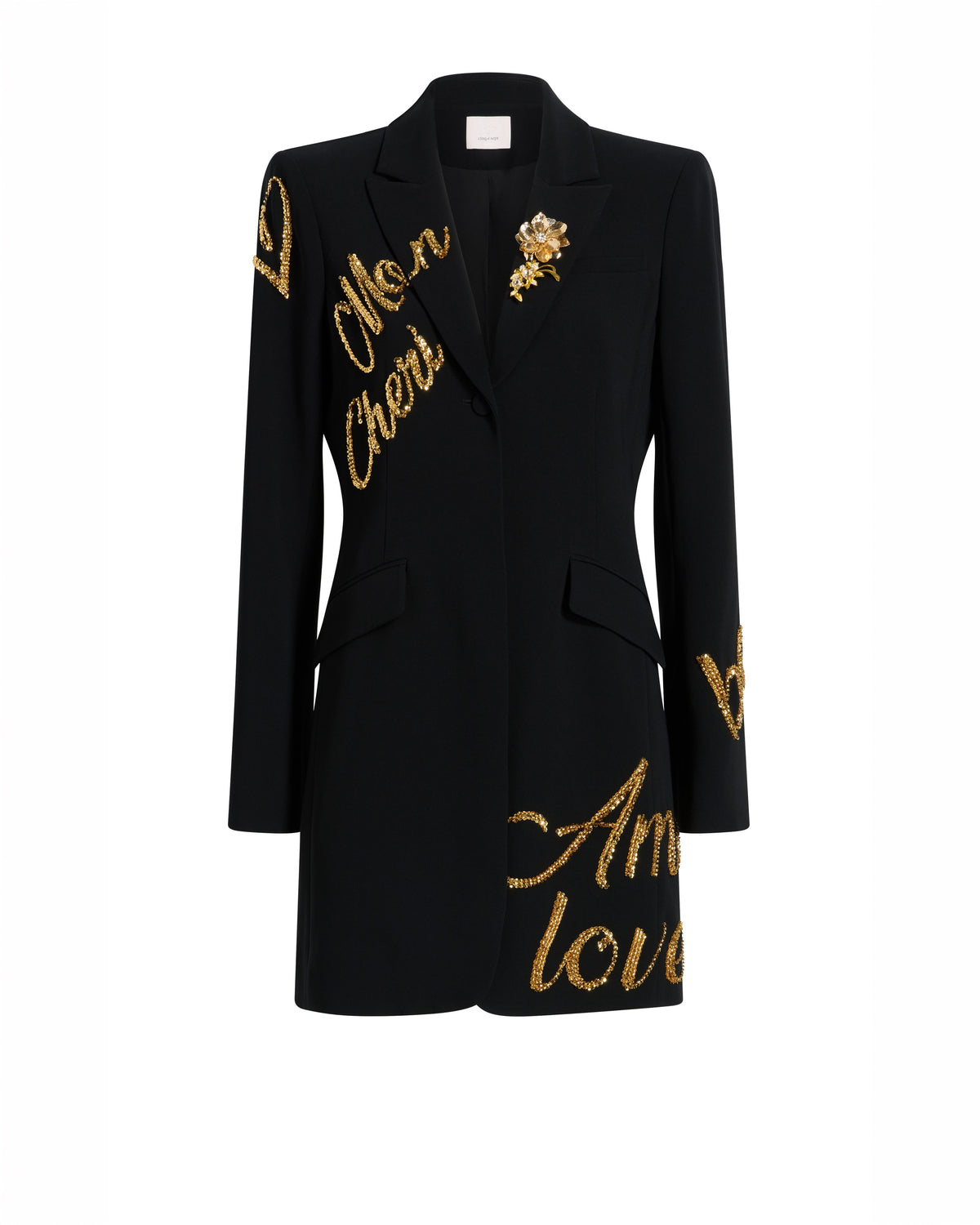 Cinq à Sept Crushed Sequin Loveletter Joel Dress