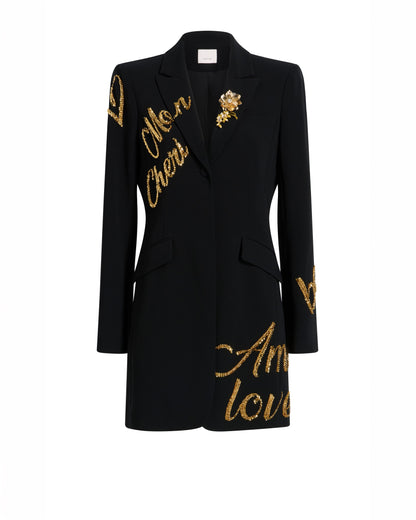 Cinq à Sept Crushed Sequin Loveletter Joel Dress