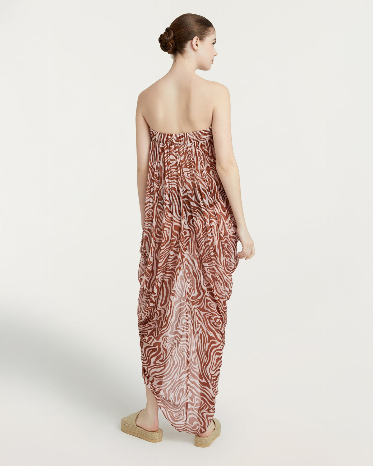 Cinq à Sept Woodblock Zebra Libbie Coverup