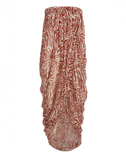 Cinq à Sept Woodblock Zebra Libbie Coverup
