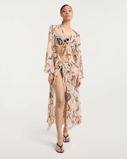 Cinq à Sept Canyon Swirl Talita Coverup