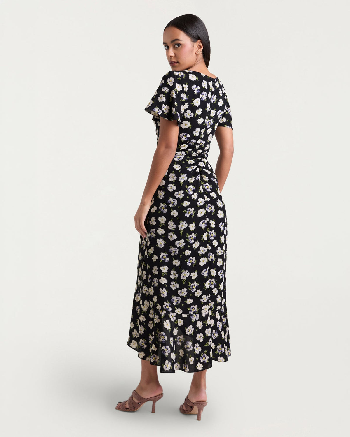 Cinq à Sept Mini Tossed Poppies Isha Dress