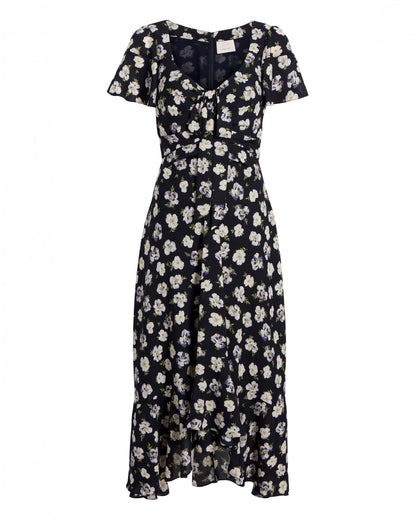 Cinq à Sept Mini Tossed Poppies Isha Dress