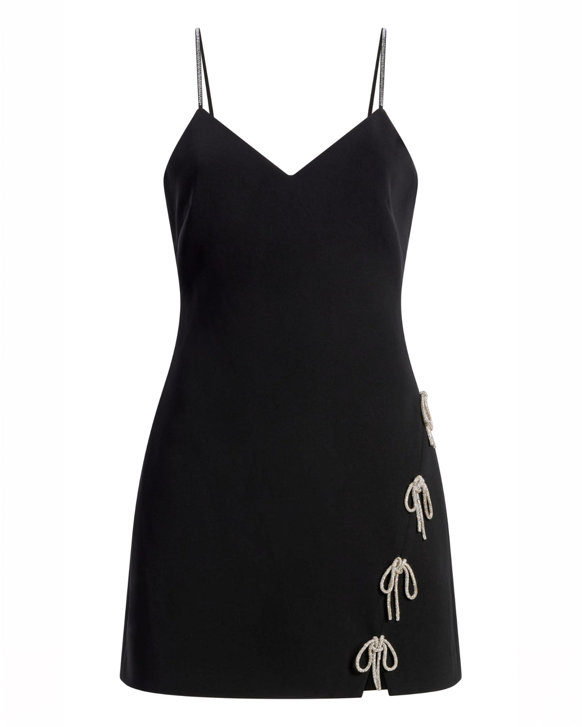 Cinq à Sept Corded Rhinestone Bow Rella Dress