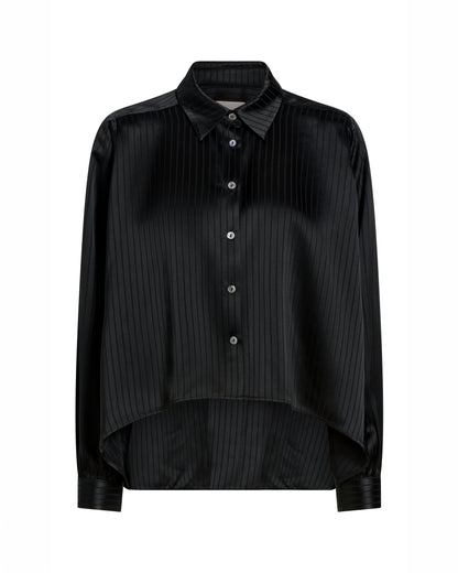 Cinq à Sept Georgia Satin Stripe Gasira Top