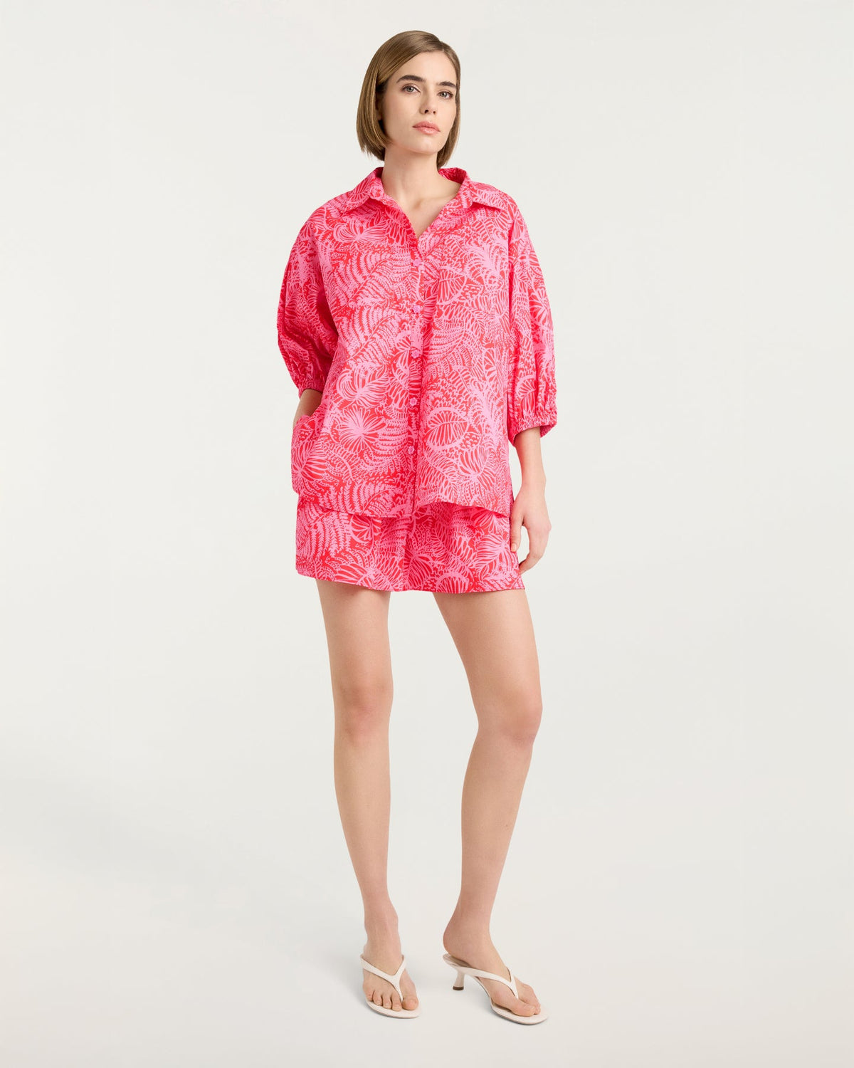 Cinq à Sept Tropical Inkblot Jacques Top
