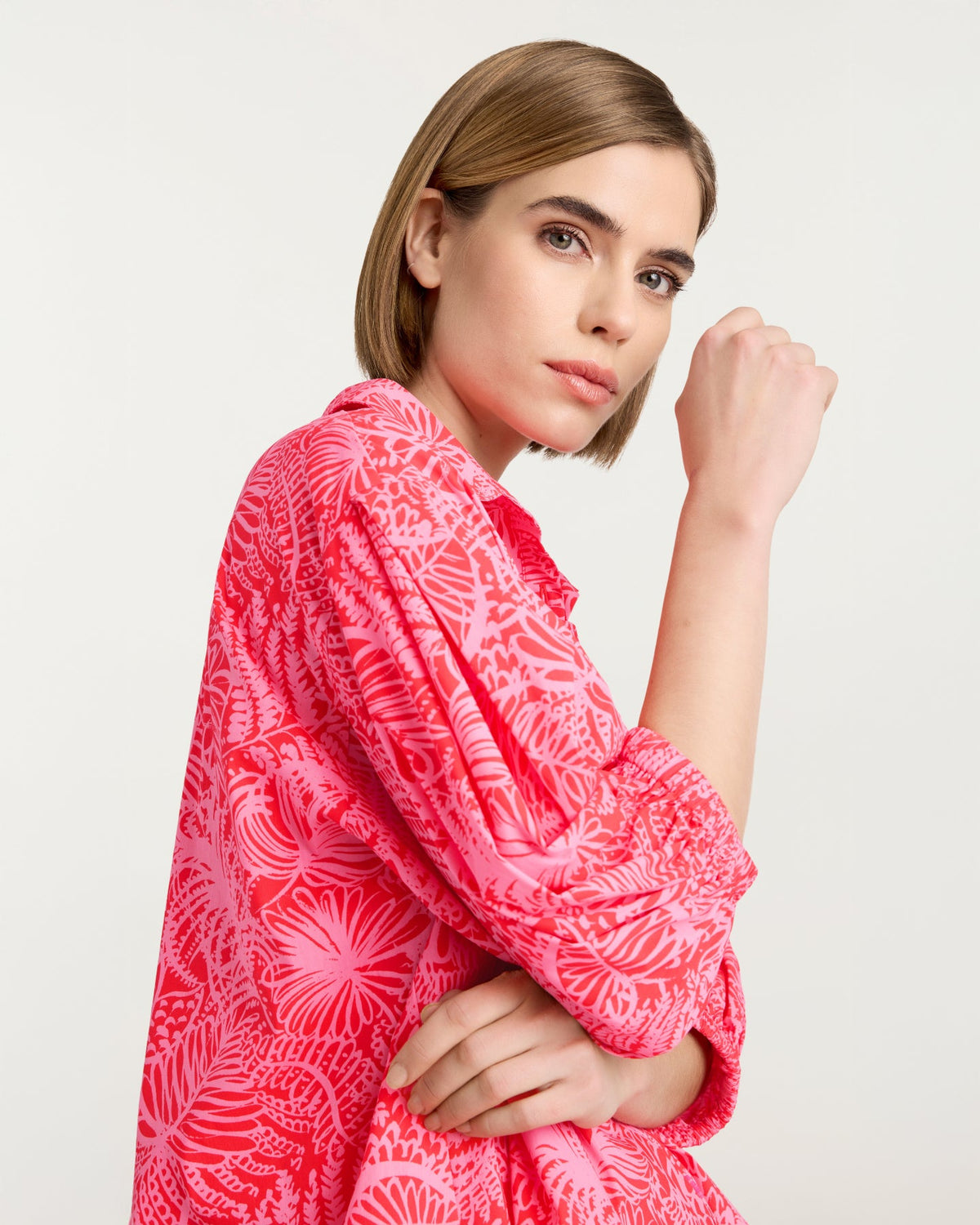 Cinq à Sept Tropical Inkblot Jacques Top
