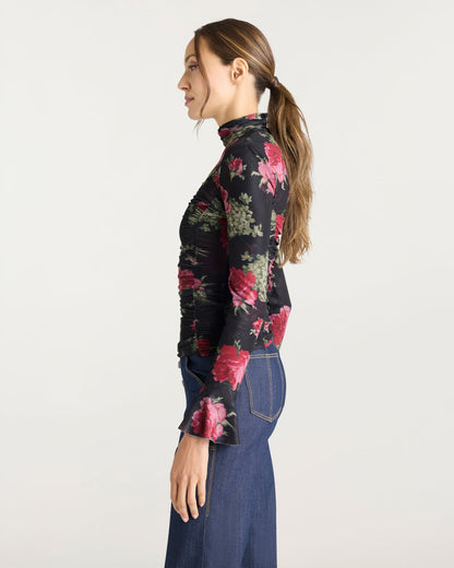 Cinq à Sept Baroque Roses Lucy Top