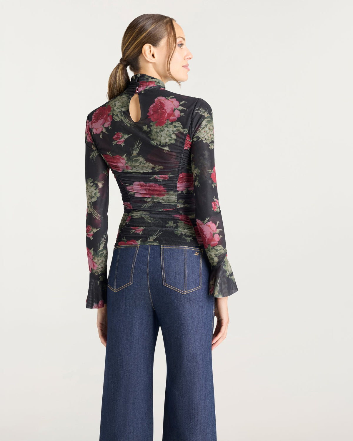 Cinq à Sept Baroque Roses Lucy Top