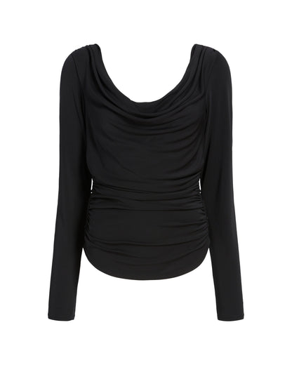 Cinq à Sept Long Sleeve Cherise Top