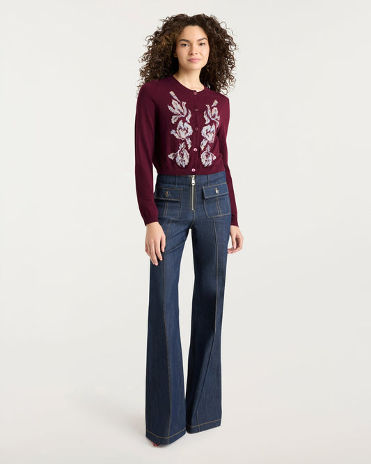 Cinq à Sept Multi Tulip Isolde Cardigan