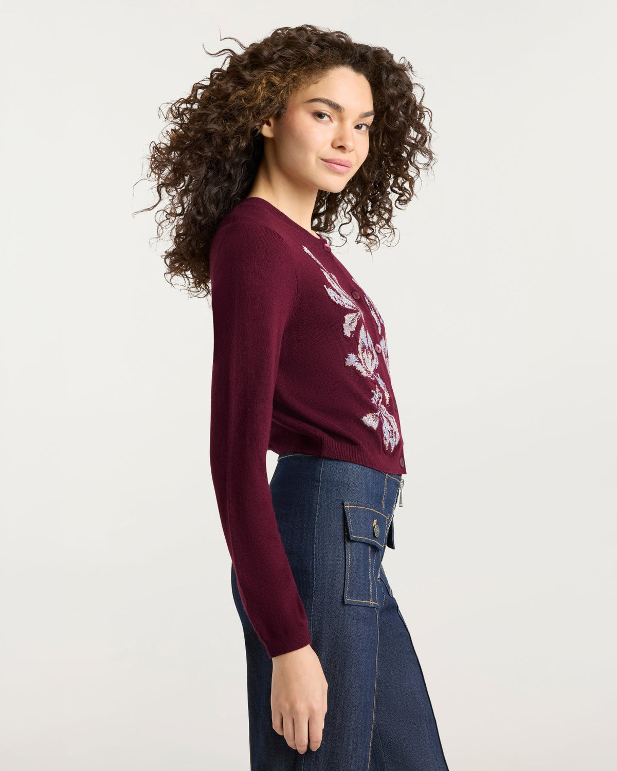 Cinq à Sept Multi Tulip Isolde Cardigan