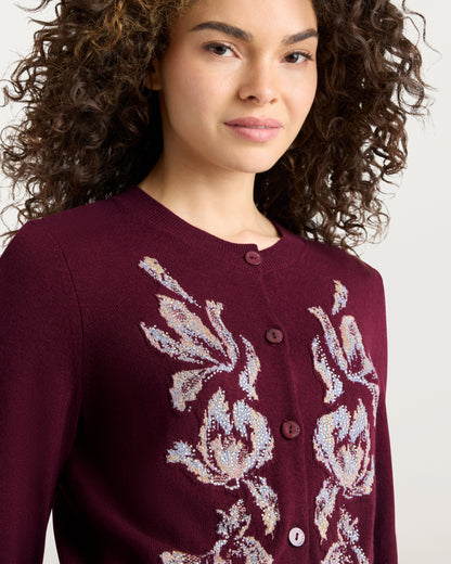 Cinq à Sept Multi Tulip Isolde Cardigan