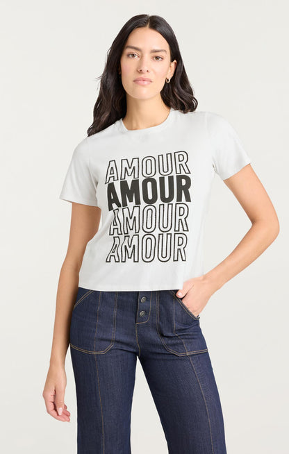 Cinq à Sept Embellished Amour Tee