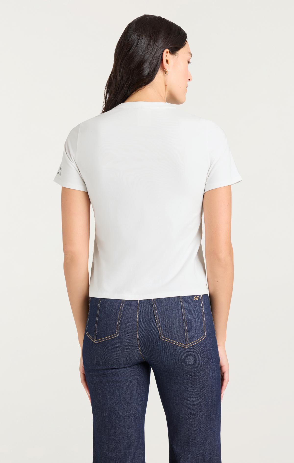 Cinq à Sept Embellished Amour Tee