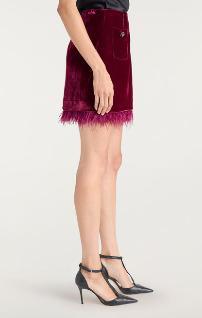 Cinq à Sept Luna Velvet Randi Skirt