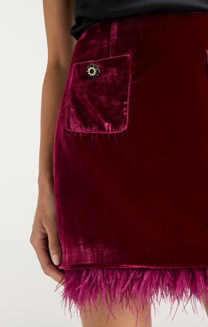 Cinq à Sept Luna Velvet Randi Skirt