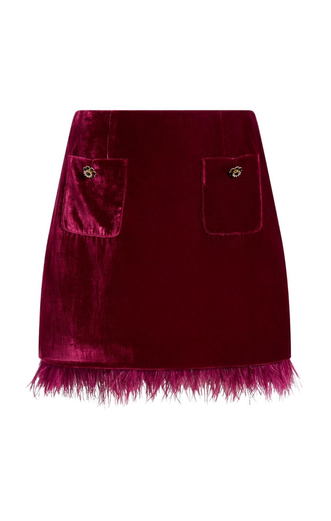Cinq à Sept Luna Velvet Randi Skirt