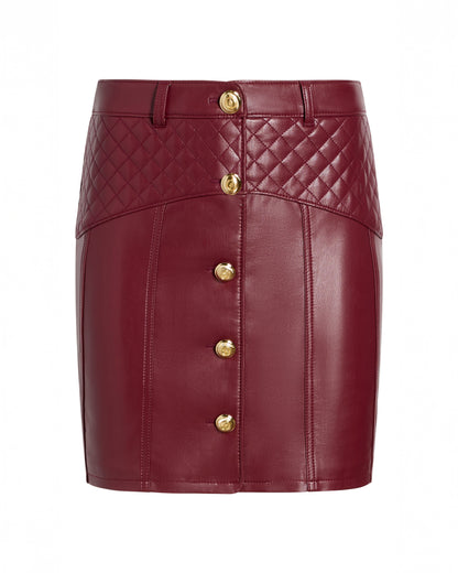 Cinq à Sept Vegan Leather Claudia Skirt