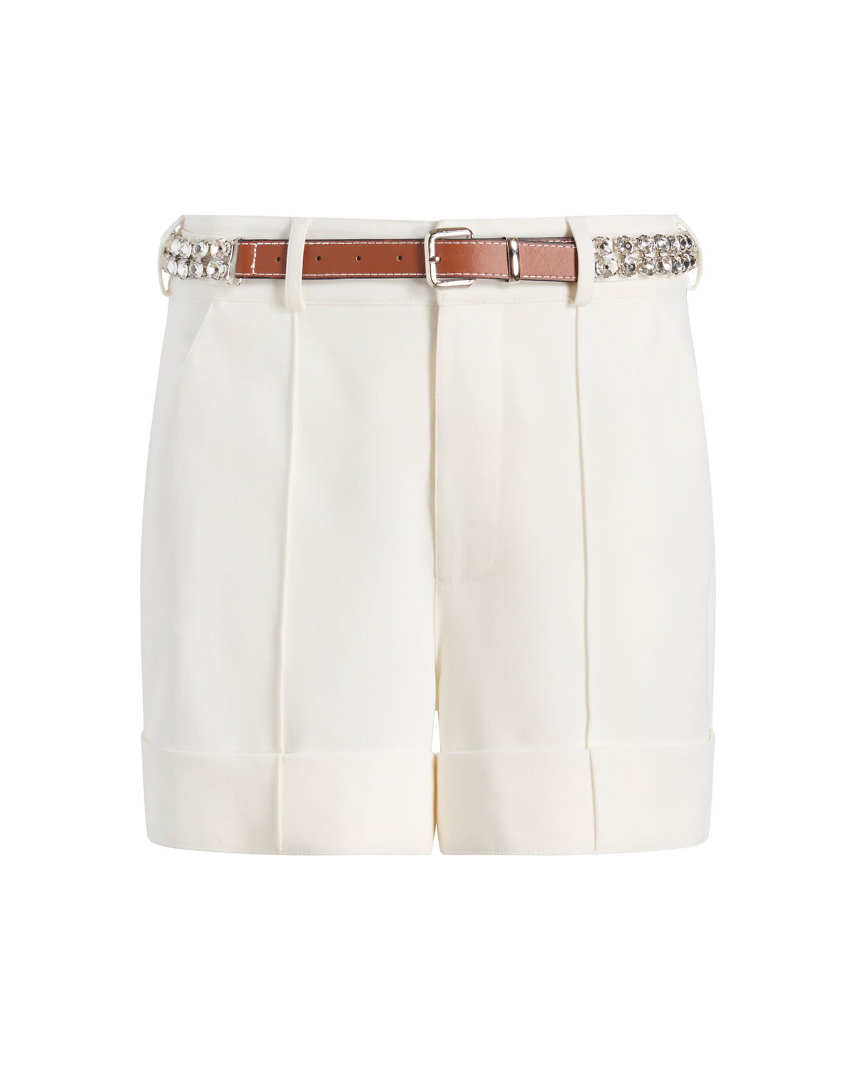 Cinq à Sept Rhinestone Belt Ester Short