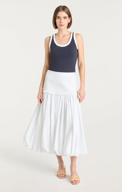 Cinq à Sept Smocked Ellah Skirt