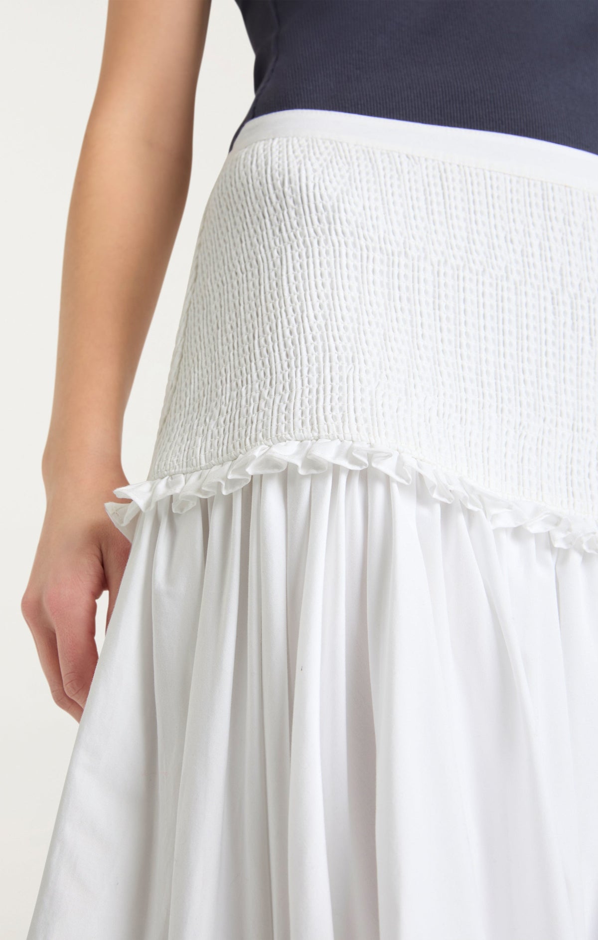 Cinq à Sept Smocked Ellah Skirt