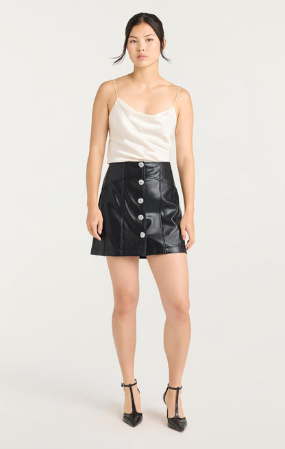 Cinq à Sept Vegan Leather Claudia Skirt