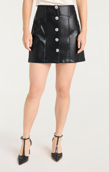 Cinq à Sept Vegan Leather Claudia Skirt