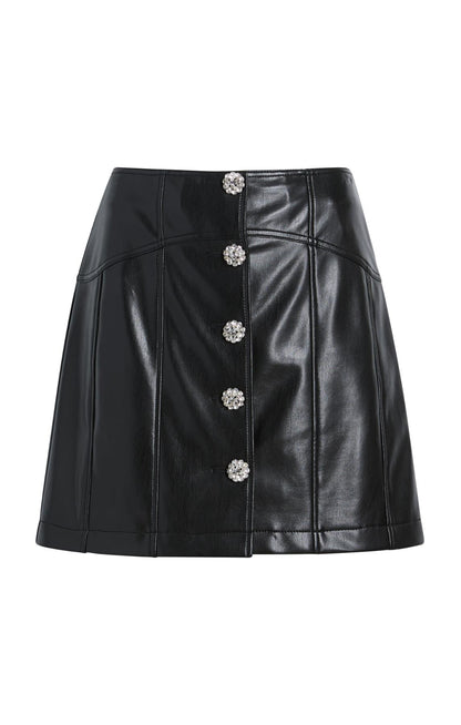 Cinq à Sept Vegan Leather Claudia Skirt