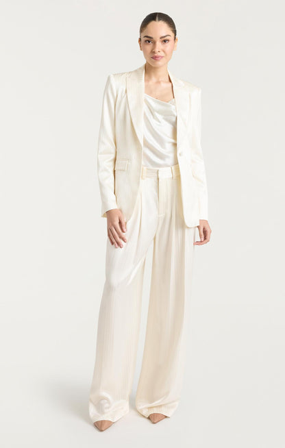 Cinq à Sept Georgia Satin Stripe Cheyenne Blazer