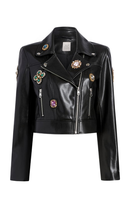 Cinq à Sept Baroque Patches Genevieve Jacket