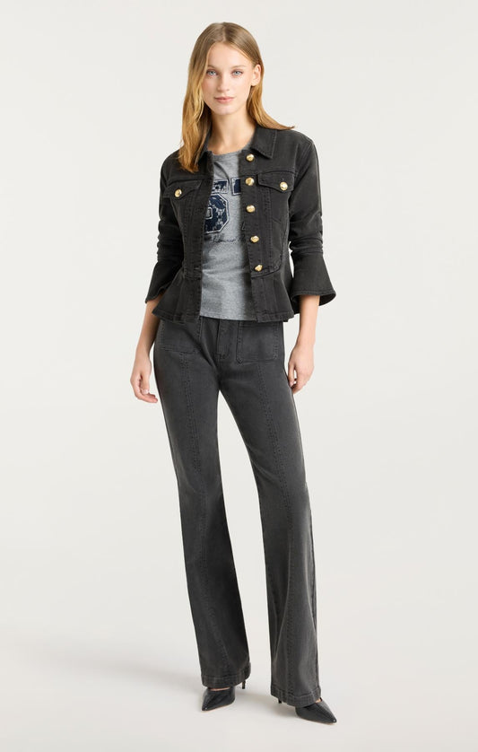 Cinq à Sept Dahlia Scrunched Seraphine Jean Jacket