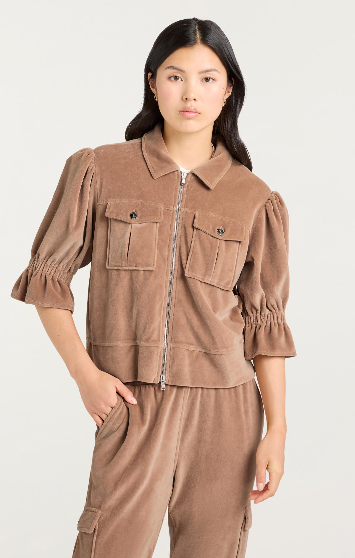 Cinq à Sept Velour Holly Jacket