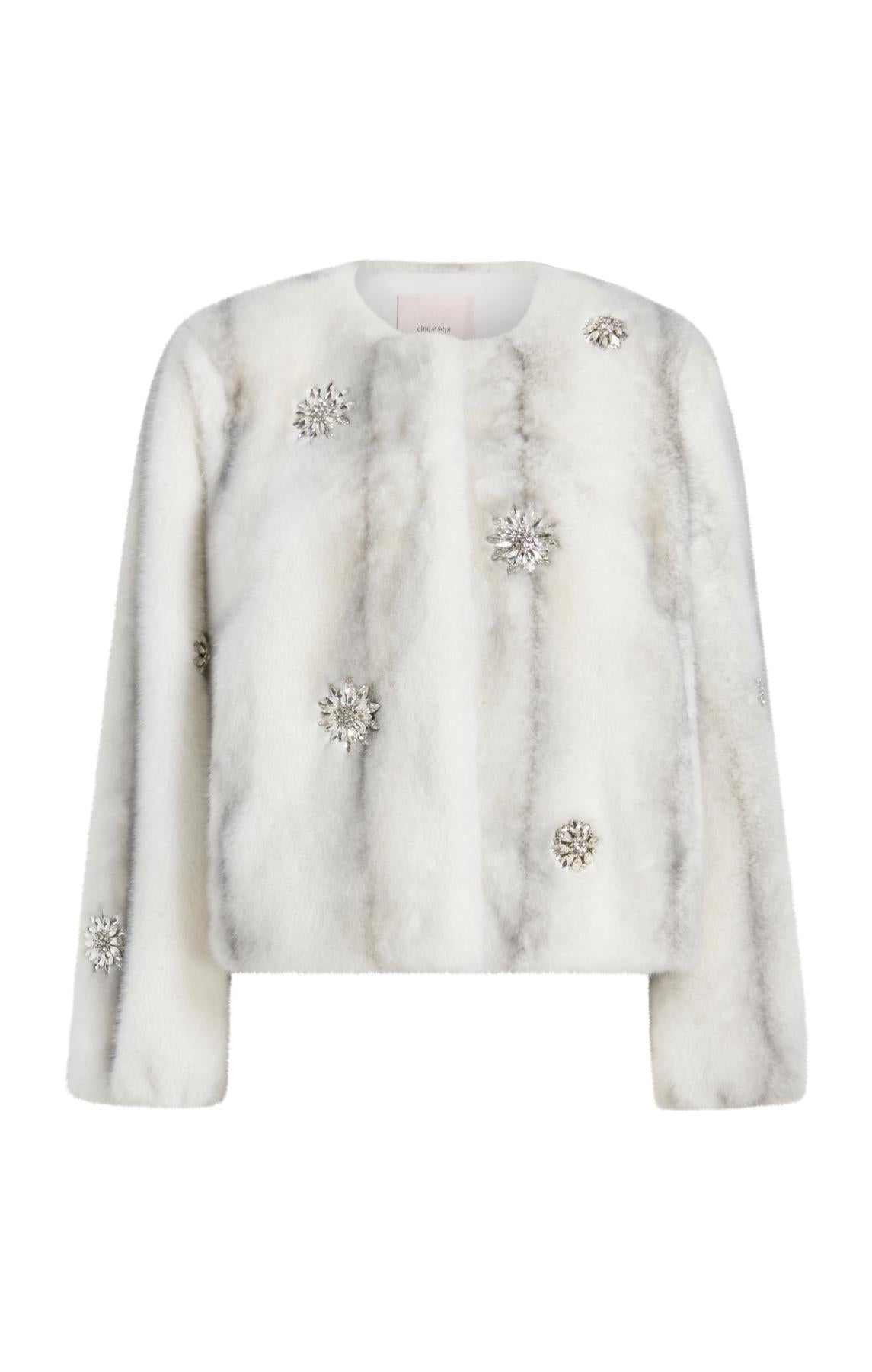 Cinq à Sept Faux Mink Benson Coat
