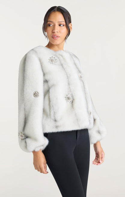 Cinq à Sept Faux Mink Benson Coat