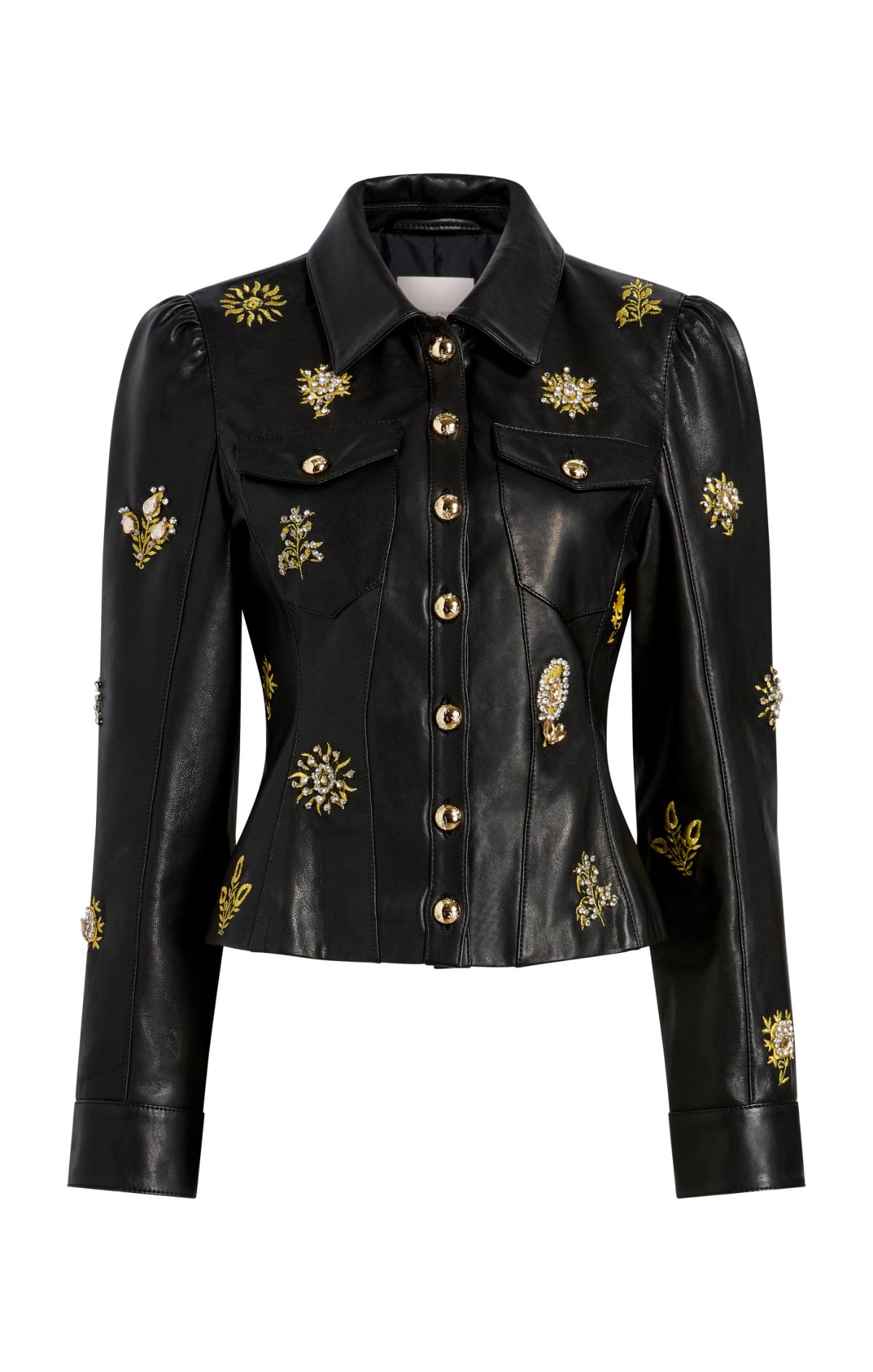 Cinq à Sept Leila Leather Sarita Jacket