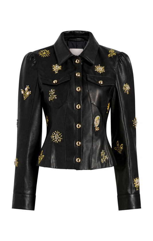 Cinq à Sept Leila Leather Sarita Jacket