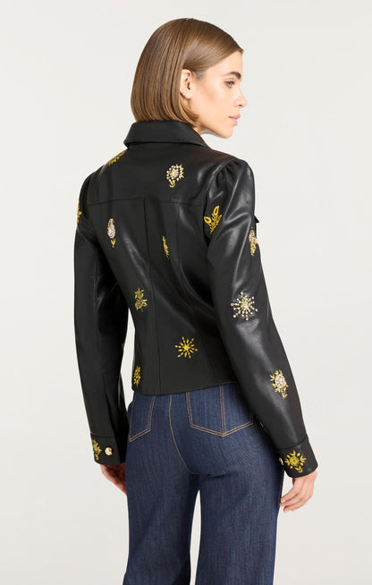 Cinq à Sept Leila Leather Sarita Jacket