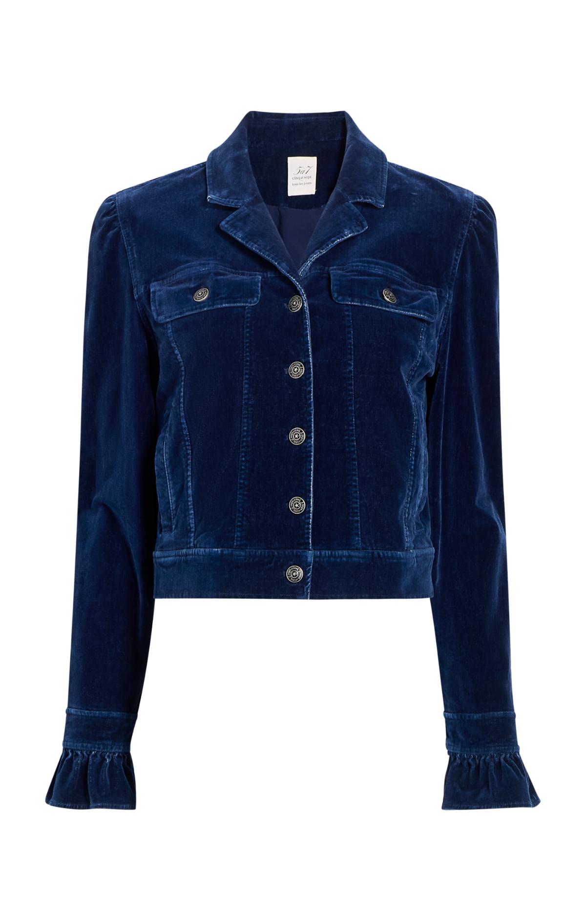Cinq à Sept Velvet Jean Deryn Jacket
