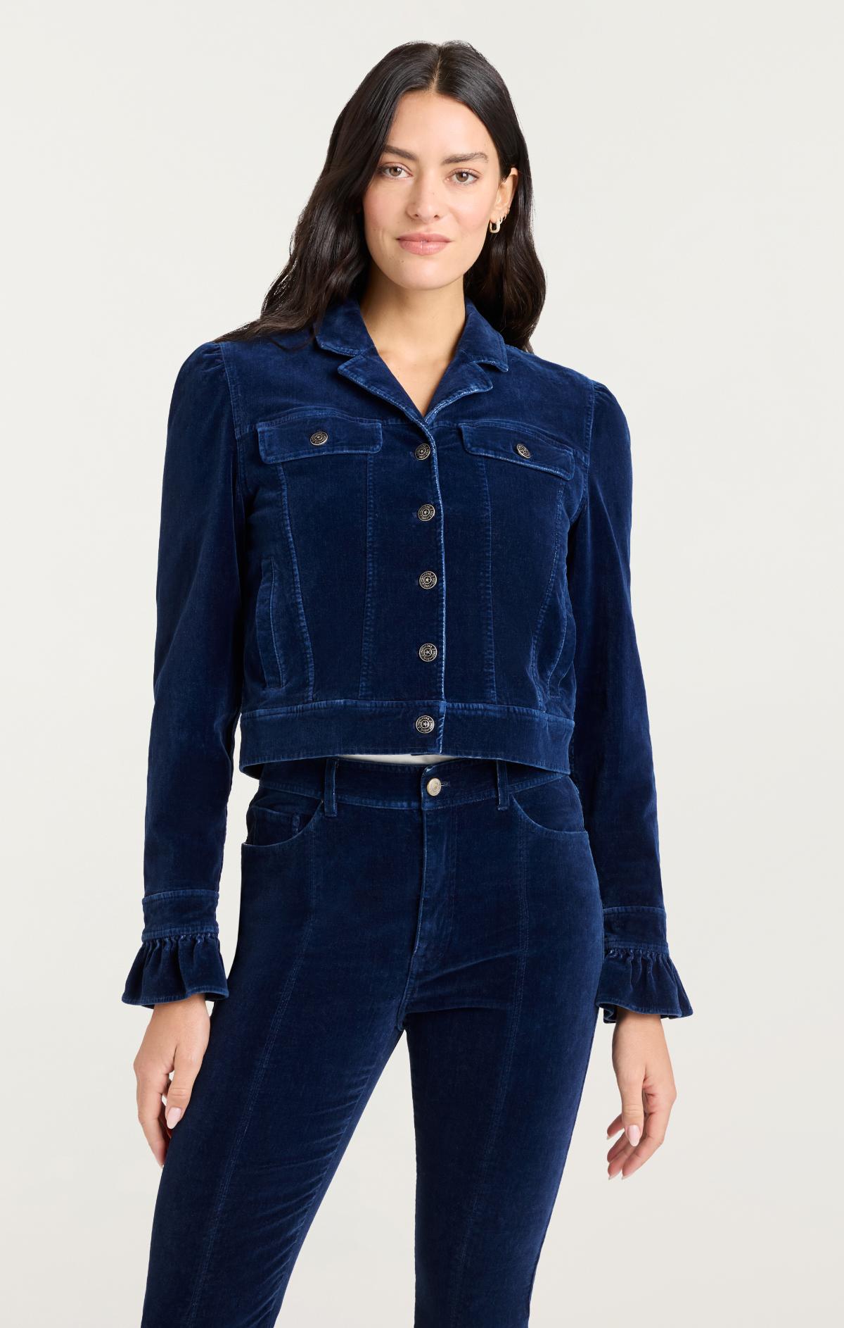 Cinq à Sept Velvet Jean Deryn Jacket