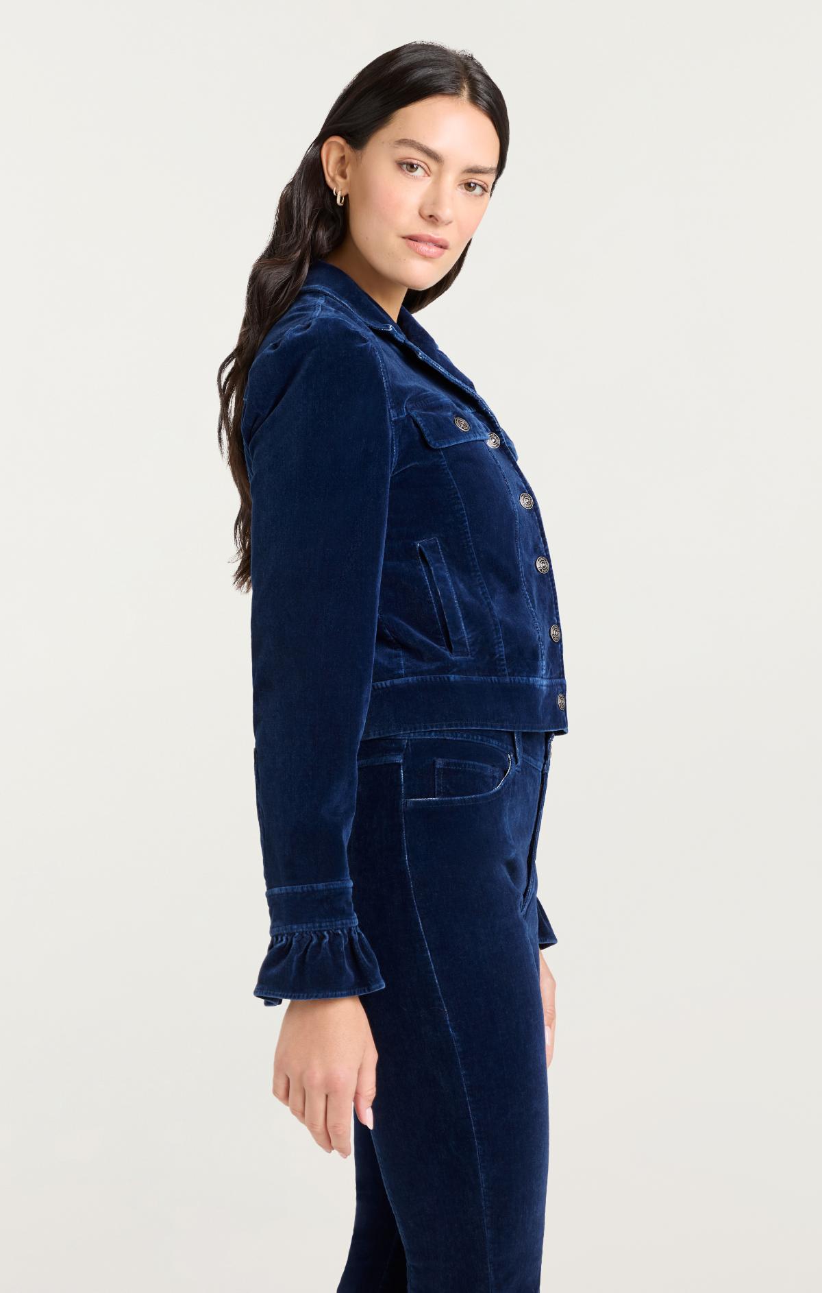 Cinq à Sept Velvet Jean Deryn Jacket