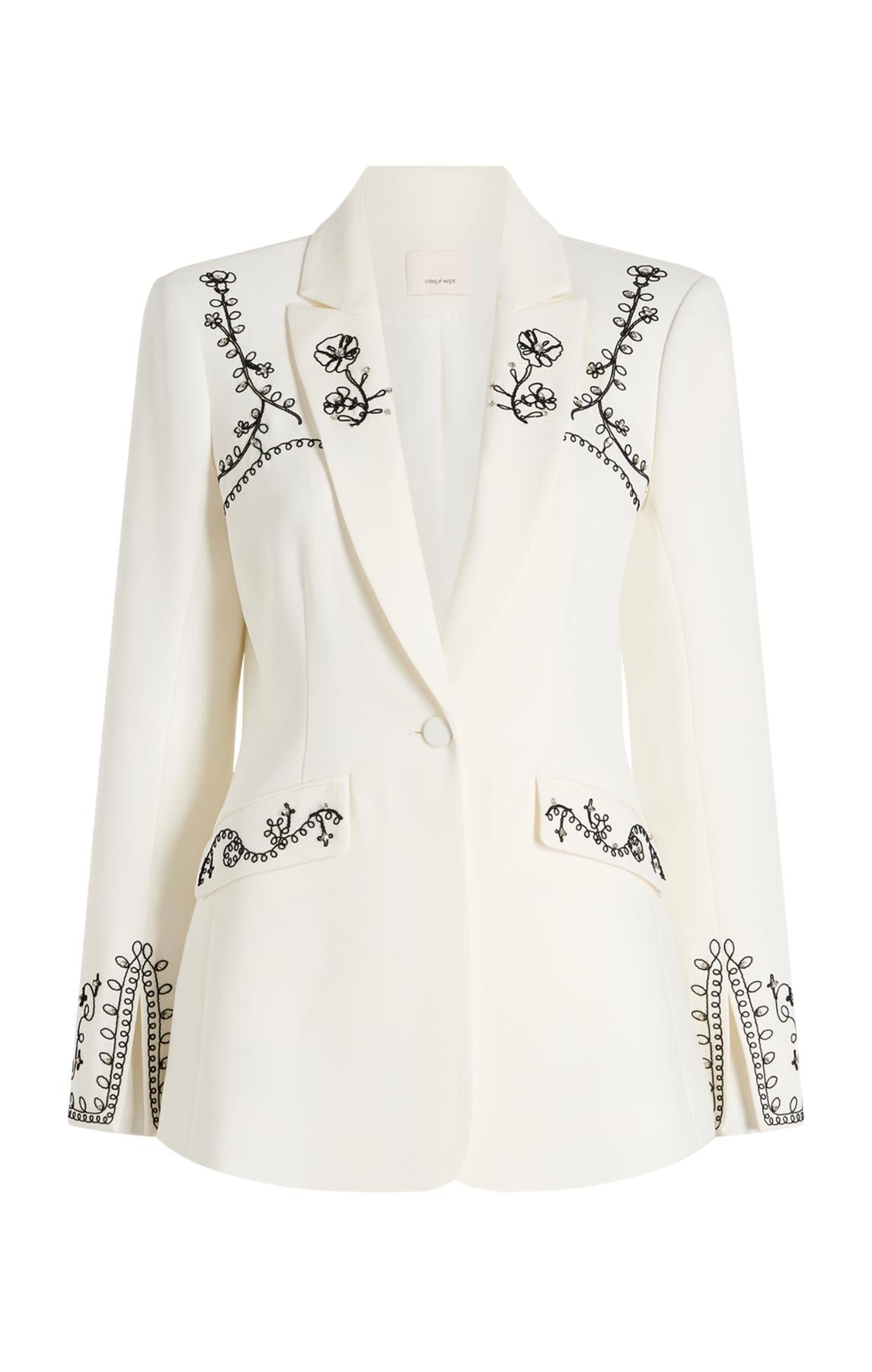 Cinq à Sept Soutache Embellished Cheyenne Blazer