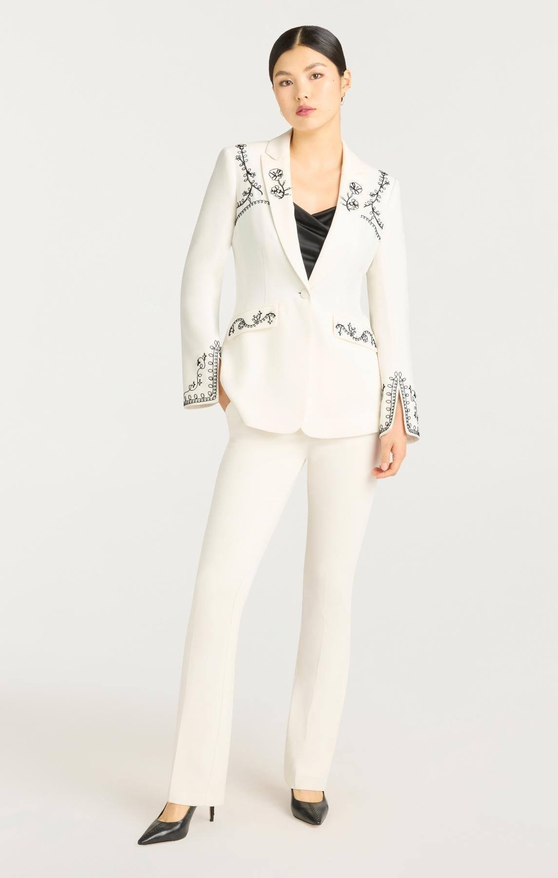 Cinq à Sept Soutache Embellished Cheyenne Blazer