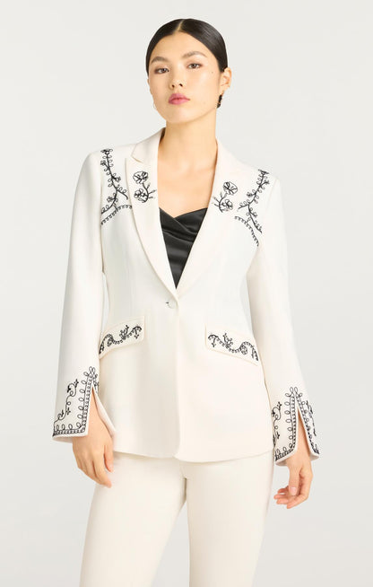Cinq à Sept Soutache Embellished Cheyenne Blazer