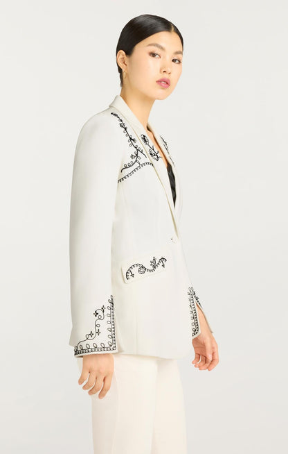 Cinq à Sept Soutache Embellished Cheyenne Blazer