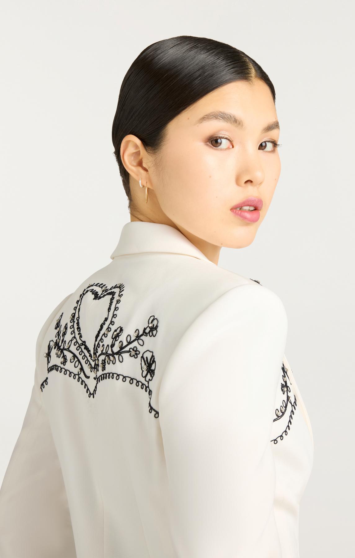 Cinq à Sept Soutache Embellished Cheyenne Blazer