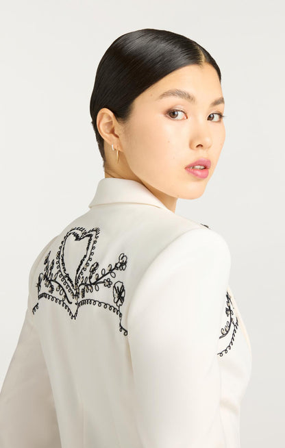 Cinq à Sept Soutache Embellished Cheyenne Blazer